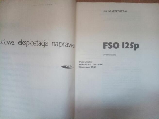 Sprzedam książkę Naprawa Fiat 125 P