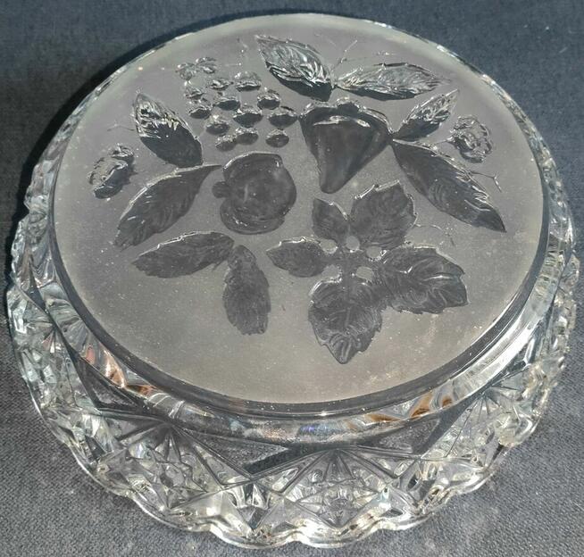 Zestaw szkła kryształowego -salaterka, misa ,patera (nr.1-4)