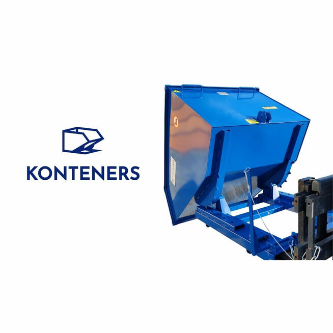 Kontener samowyładowczy 1m3 1000L do wózka widłowego LINDE