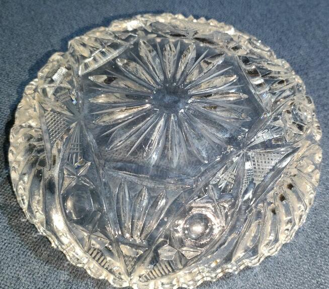 kryształy – miseczki, patera i cukierniczka (nr 14–20)