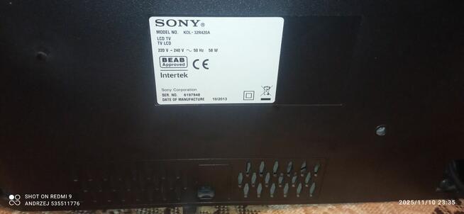 TV Sony Bravia 32 cale