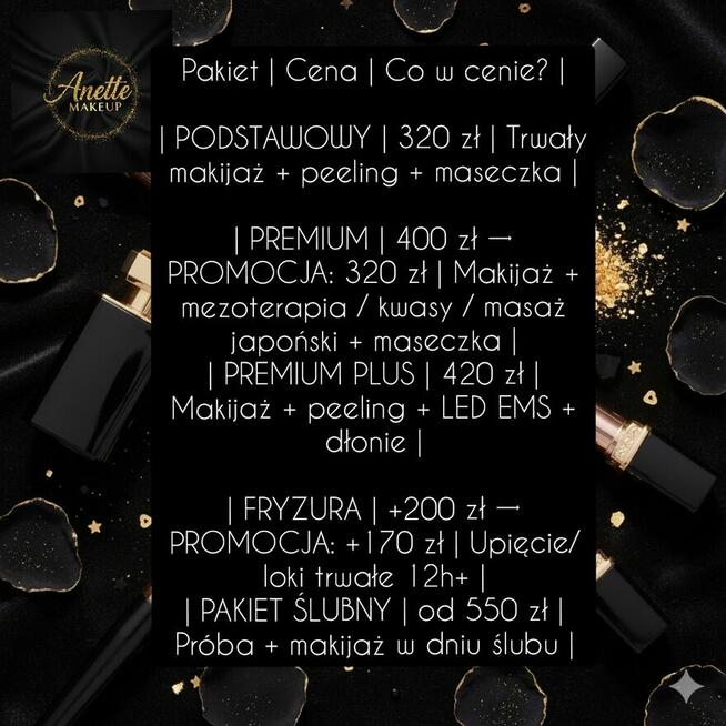 Makijaż+ zabiegi GRATIS, dojazd za darmo Kielce!