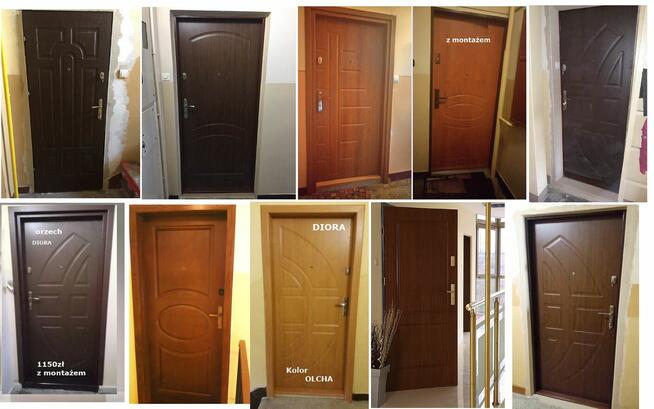 Drzwi z MONTAŻEM zewnętrzne wejściowe bloki