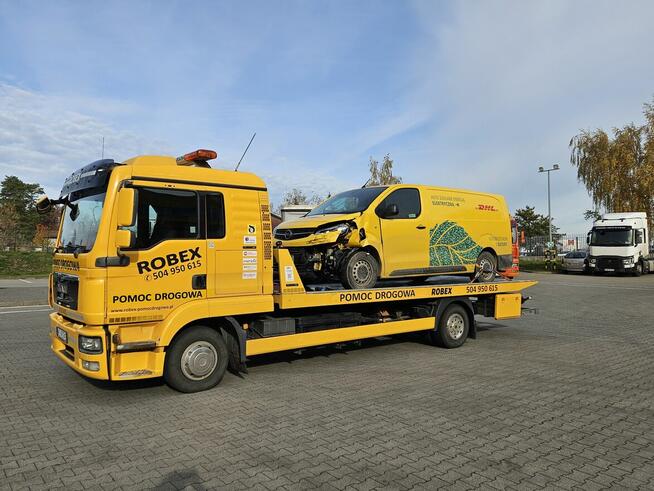 POMOC DROGOWA HOLOWANIE ROBEX CIECHANÓW PŁOŃSK LAWETA