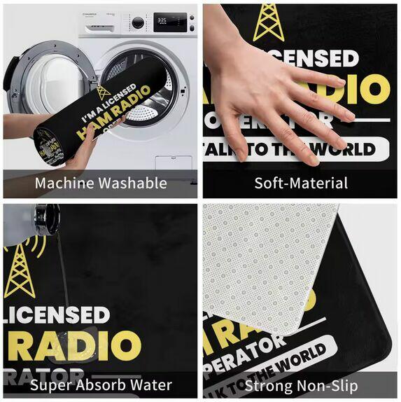 Dywanik dla krótkofalowca lub SWL retro, antypoślizgowa