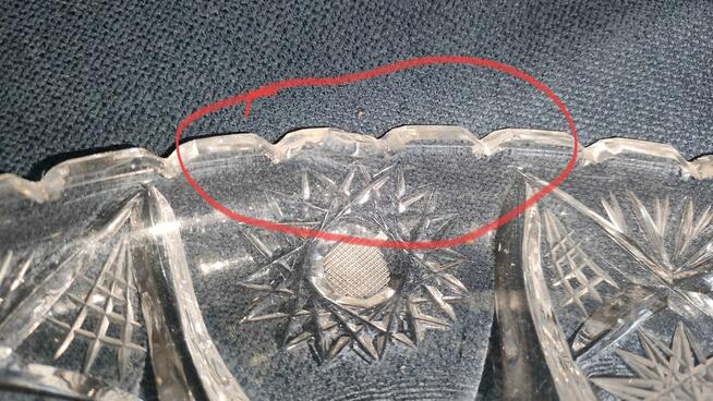 Zestaw szkła kryształowego -salaterka, misa ,patera (nr.1-4)