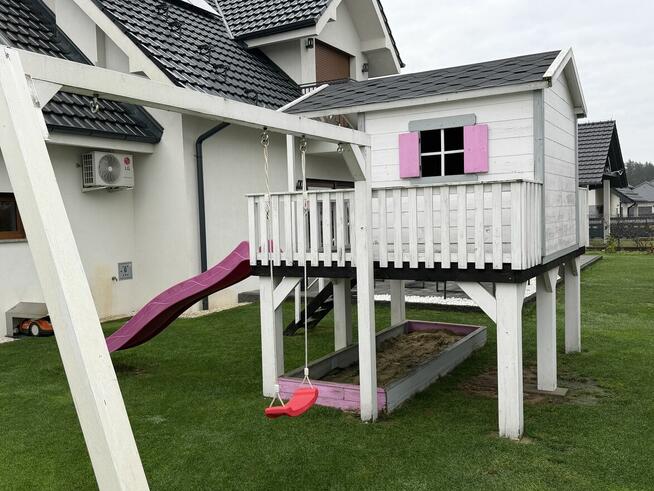 Duży solidny Domek plac zabaw dla dzieci