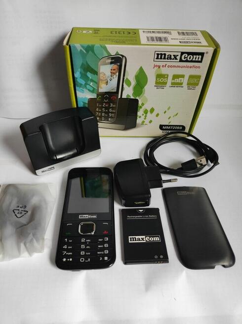 telefon komórkowy Maxcom MM720BB dla seniorów i osób starszy