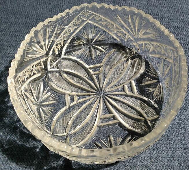 kryształy – miseczki, patera i cukierniczka (nr 14–20)