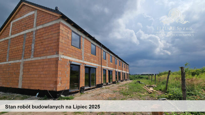 DOM szereg SKRAJNY 103,02m na działce 321m2m2, Iwiny Siechnice