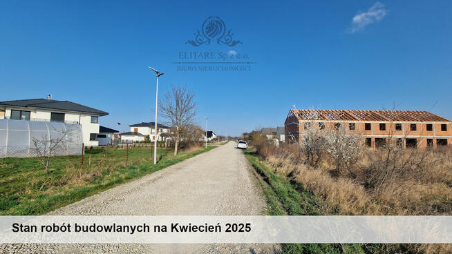 DOM szereg SKRAJNY 103,02m na działce 321m2m2, Iwiny Siechnice
