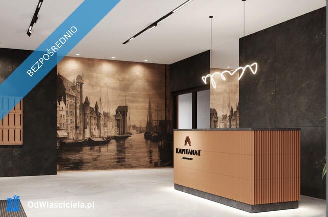 Na sprzedaż studio 32,84 m2 w inwestycji Kapitanat nad Motławą, Gdańsk Śródmieście - For Sale Comfor