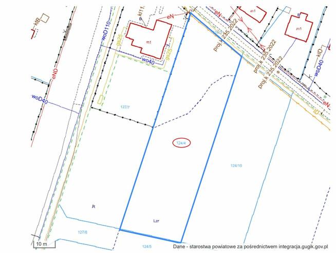 Działka inwestycyjna Mrozy gm. Puszcza Mariańska,