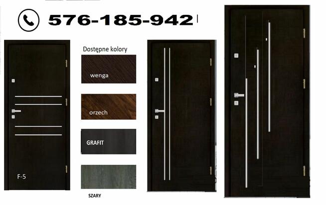 Drzwi do mieszkania w bloku ZEWNĘTRZNE wejściowe akustyczne