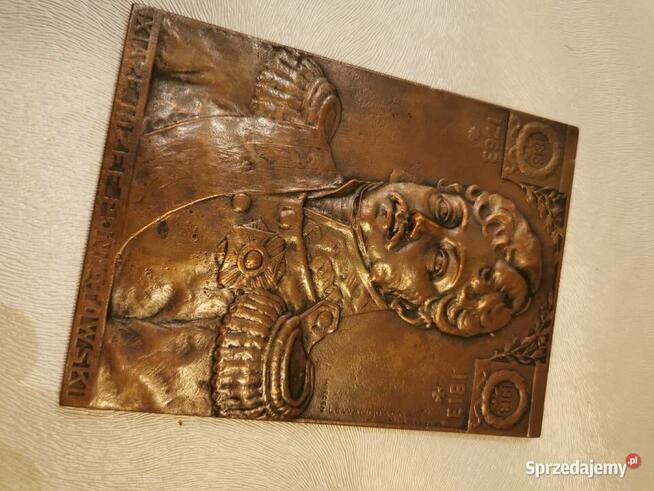 Plakieta jednostronna Józef Poniatowski