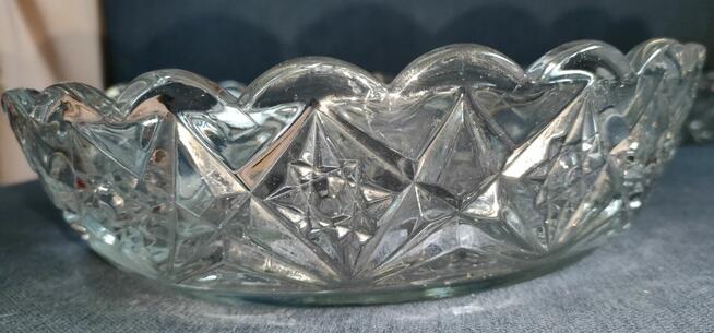 Zestaw szkła kryształowego -salaterka, misa ,patera (nr.1-4)