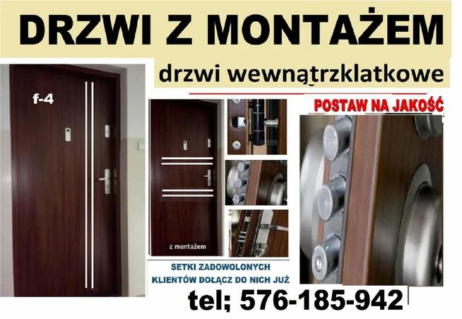 Drzwi ANTYWŁAMANIOWE zewnętrzne ocieplone wejściowe montaż