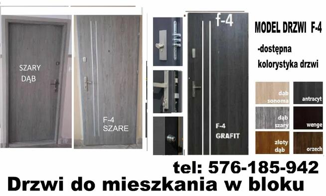 Drzwi wejściowe zewnętrzne antywłamaniowe akustyczne