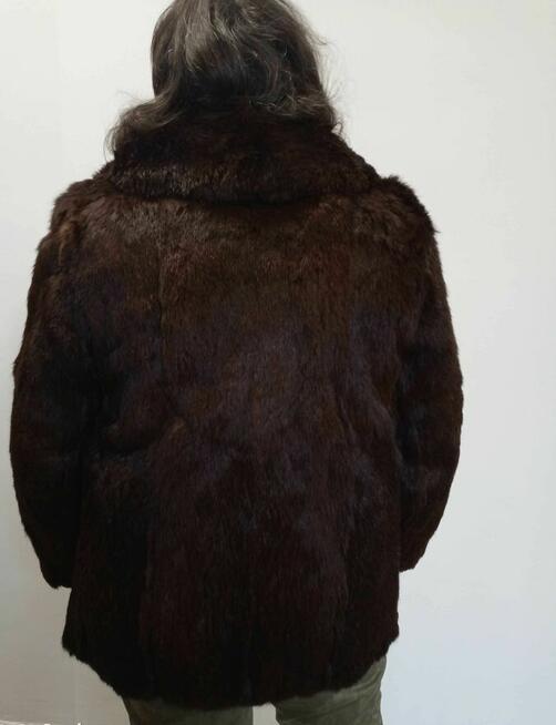 Ekskluzywna kurtka z naturalnego futra królika