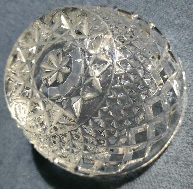 kryształy – miseczki, patera i cukierniczka (nr 14–20)