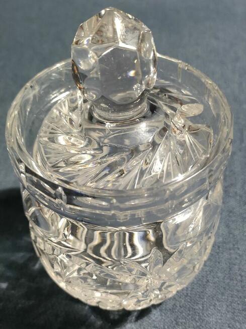 kryształy – miseczki, patera i cukierniczka (nr 14–20)