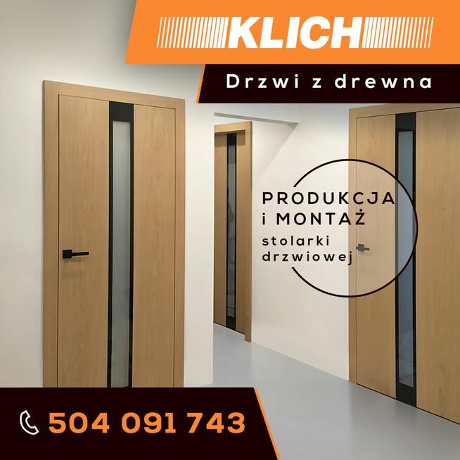 Drzwi wewnętrzne drewniane na wymiar – producent Rafał Klich