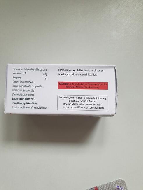 Ivermektyna 12 mg India