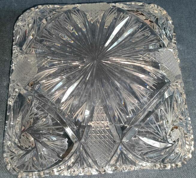 Zestaw szkła kryształowego -salaterka, misa ,patera (nr.1-4)