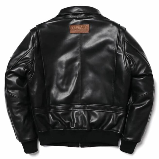 Nowa kurtka z owczej skóry Męska naturalna skóra G1 Top Gun