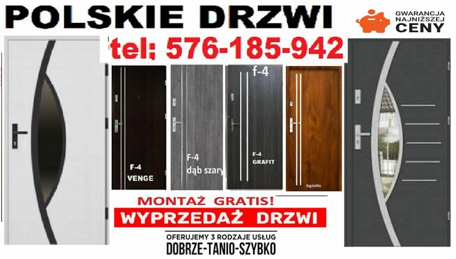 Drzwi do mieszkania w bloku ZEWNĘTRZNE wejściowe akustyczne
