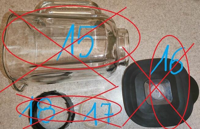 Blender Zelmer SB1000 / ZSB1400 - na części!