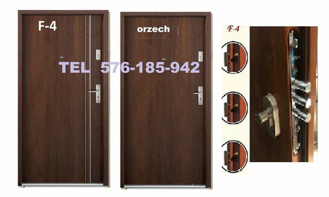 Drzwi z MONTAŻEM zewnętrzne wejściowe bloki