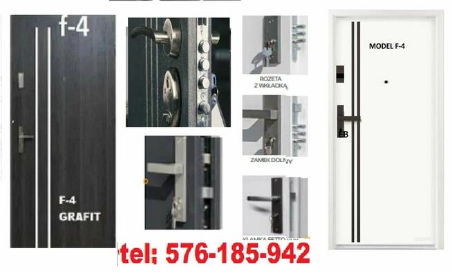 Drzwi zewnętrzne wejściowe ,drewniane i metalowe