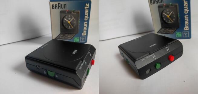 Budzik kwarcowy Braun AB 314 SL zabytkowy unikat retro kolek