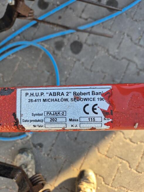 Pająk przegrabiarka przetrzasacz