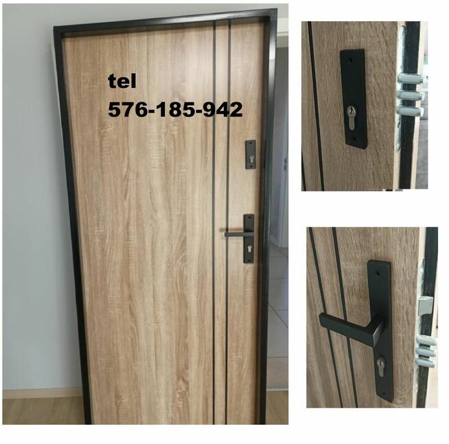 Drzwi wejściowe zewnętrzne antywłamaniowe akustyczne