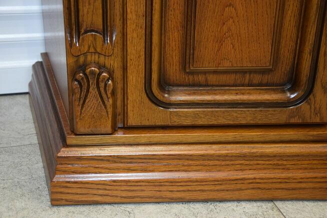 komoda dębowa - jak nowa