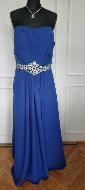 Śliczna granowa sukienka rozmiar 42-44