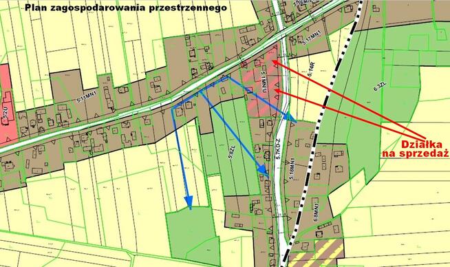 Sprzedam działkę budowlano usługową Wolbrom, Chełm