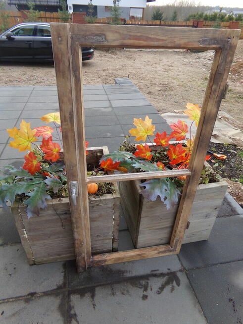 Stara rama na lustro loft retro industrial 109x59