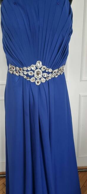 Śliczna granowa sukienka rozmiar 42-44