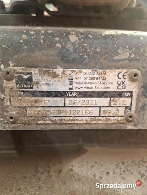 Zagęszczarka Zageszczarki Belle 2021r