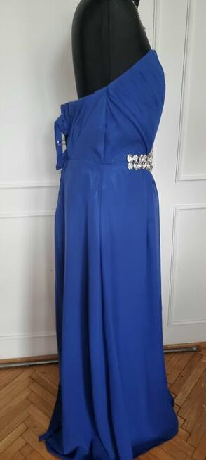 Śliczna granowa sukienka rozmiar 42-44