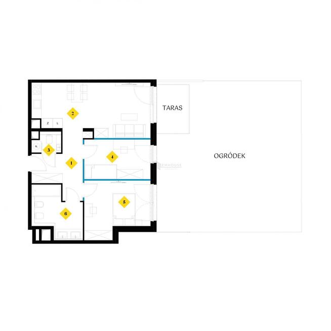 Mieszkanie Gąski gm. Mielno