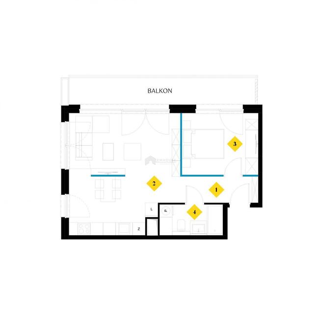 Mieszkanie Gąski gm. Mielno