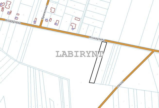 Jamno, ul. Kruszyńska, 2860m2, budowlano-rolna