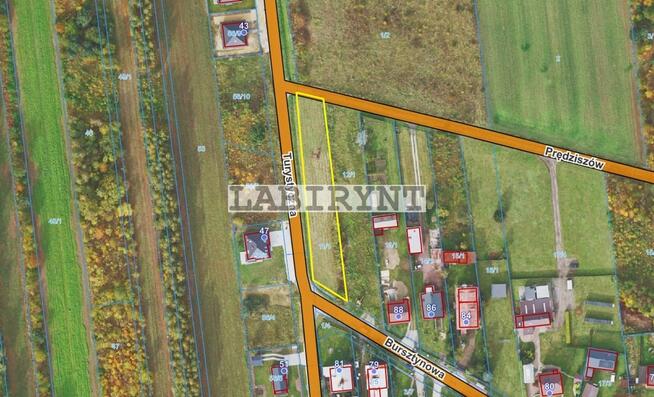 Mirów, działka budowlana, narożna, 1400m2, media