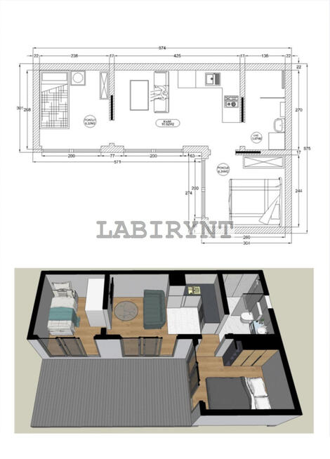 Rzerzęczyce, dom modułowy 2025r. na działce 858m2