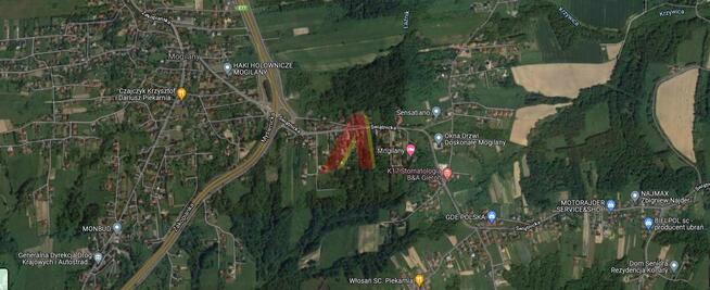 Działka budowlana Mogilany, Cegielniana