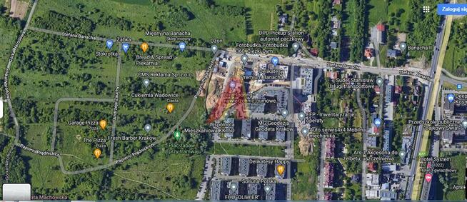 Działka budowlana Kraków Krowodrza, Górka Narodowa, Banacha Stefana